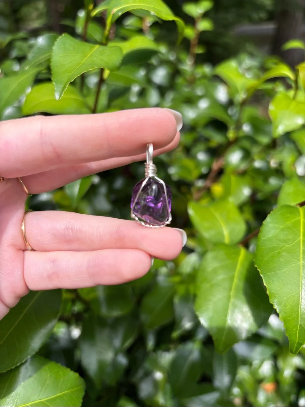 Amethyst pendant